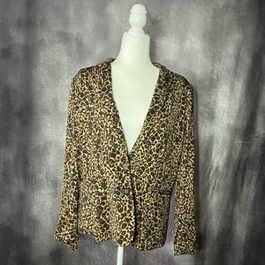 Joan Rivers Animal Print Blazer